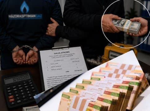 Hazorasp tumanida gaz xodimlarining firibgarligi fosh etildi