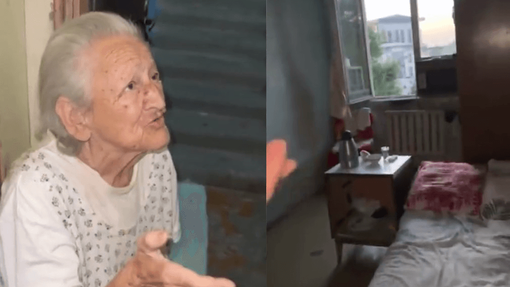В Ташкенте старушка оказалась запертой.