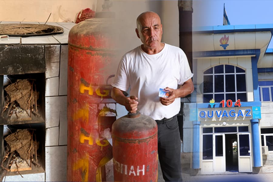 Quvada 100 kundan beri suyultirilgan gaz yetkazib berilmayapti