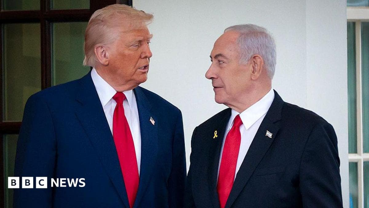 Isroil Trampning 15-bandli rejasini rad etdi, Netanyahu aytdi