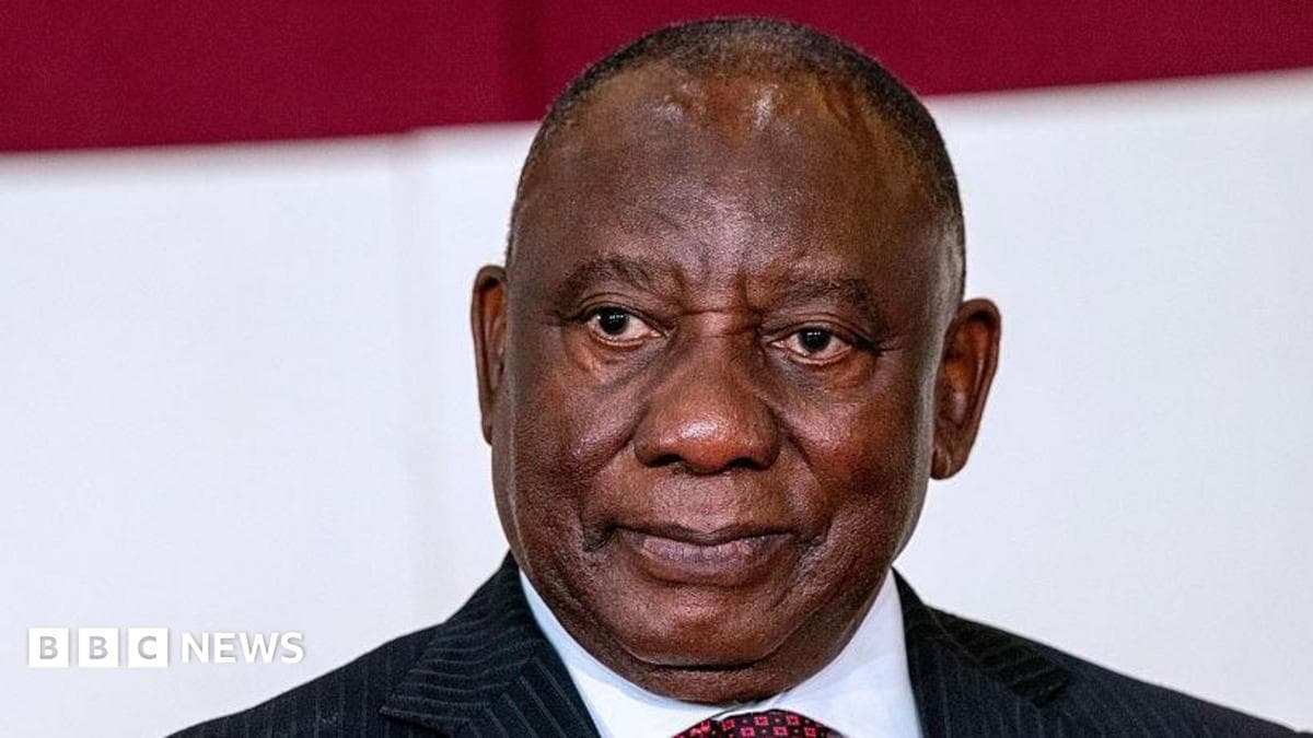 Janubiy Afrika Prezidenti Ramaphosaning Impeachment Ovozini To'xtatish Taklifi Qabul Qilindi
