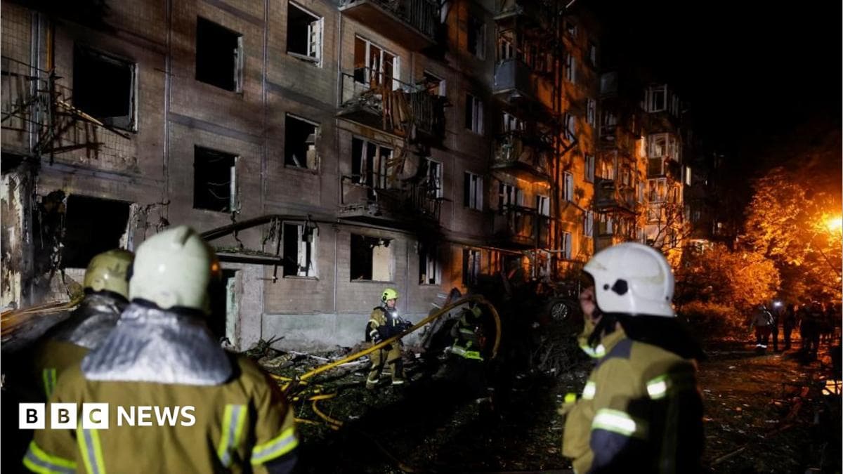 Kyivda Rossiya hujumlari natijasida kamida to'qqiz kishi halok bo'ldi