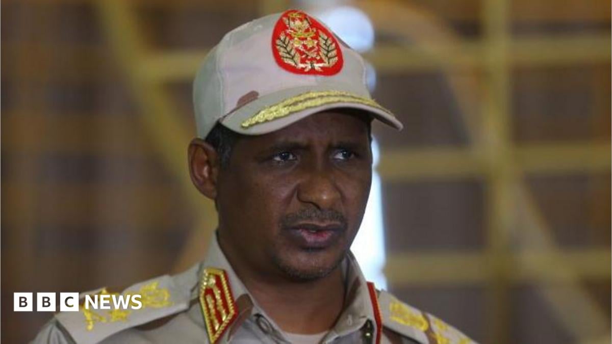 Sudan'dagi paramilitar RSF rahbari urush jinoyatlari uchun ölüm cezasına çarptırıldı