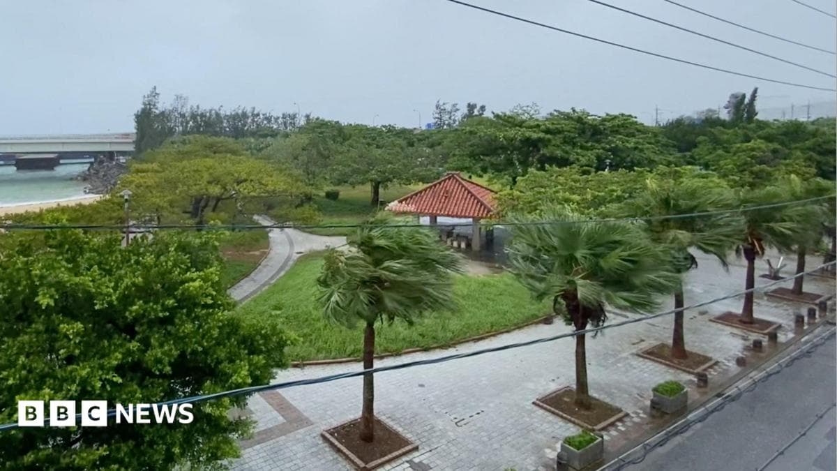 Typhoon Dolphin Yaponiyaning Okinawa oroliga zarba berdi, Xitoyga yaqinlashmoqda