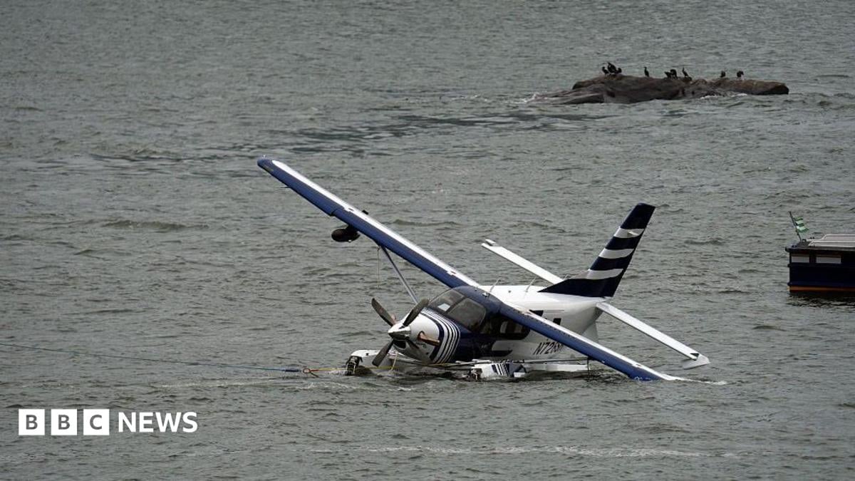 Manxetendagi quyi qonqida seaplane avariyasi: sakkiz nafar inson qutqarildi