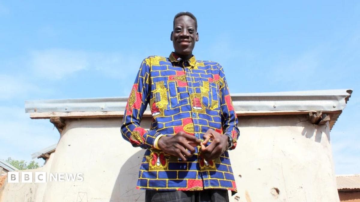 Gana eng baland odamiga motam tutmoqda