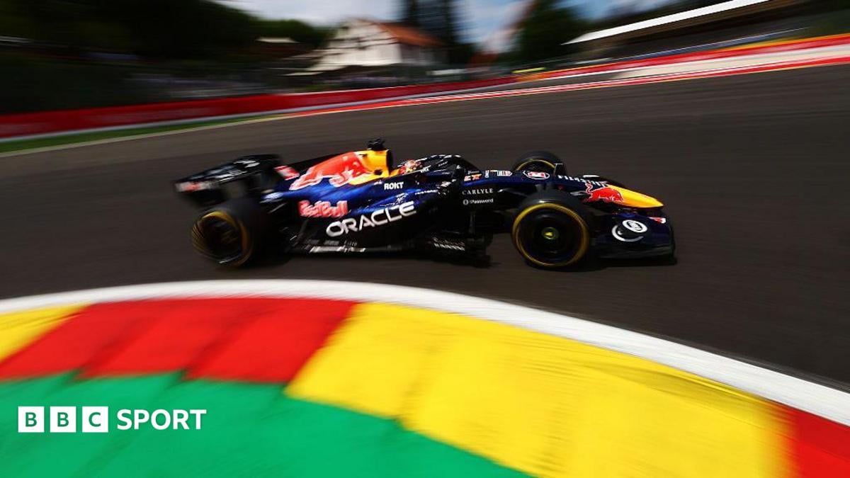 Verstappen Belgiyada birinchi mashg'ulotda eng yaxshi vaqtni ko'rsatdi