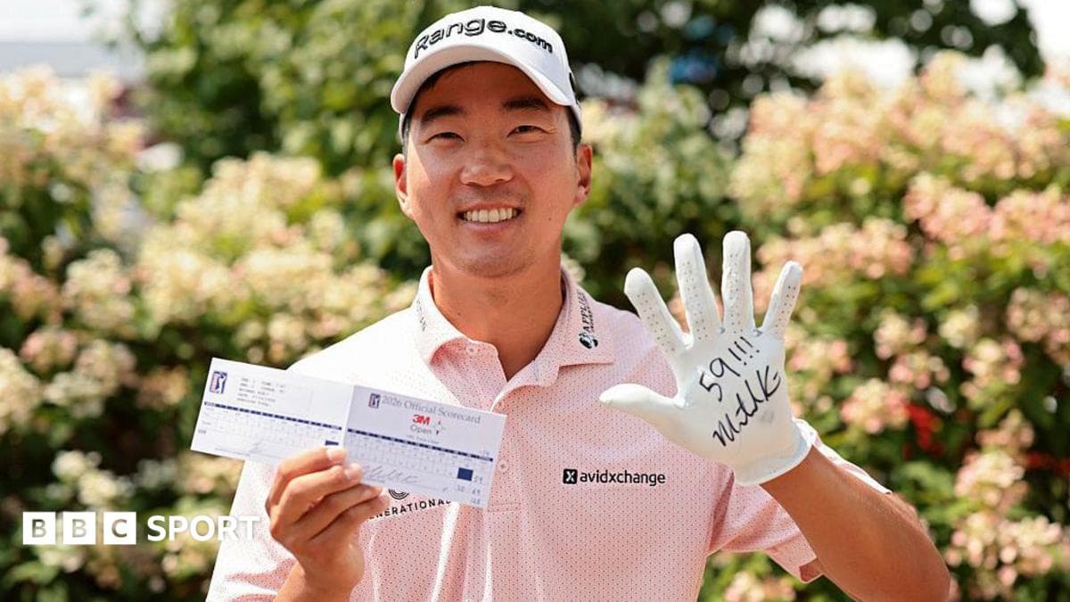 Michael Kim 59 ball bilan tarixga kirdi