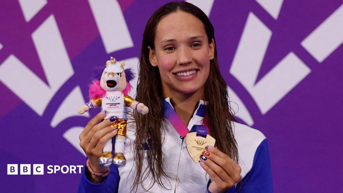 Angharad Evans Shotlandiyaning to'rtinchi oltin medali bilan sahnaga chiqdi