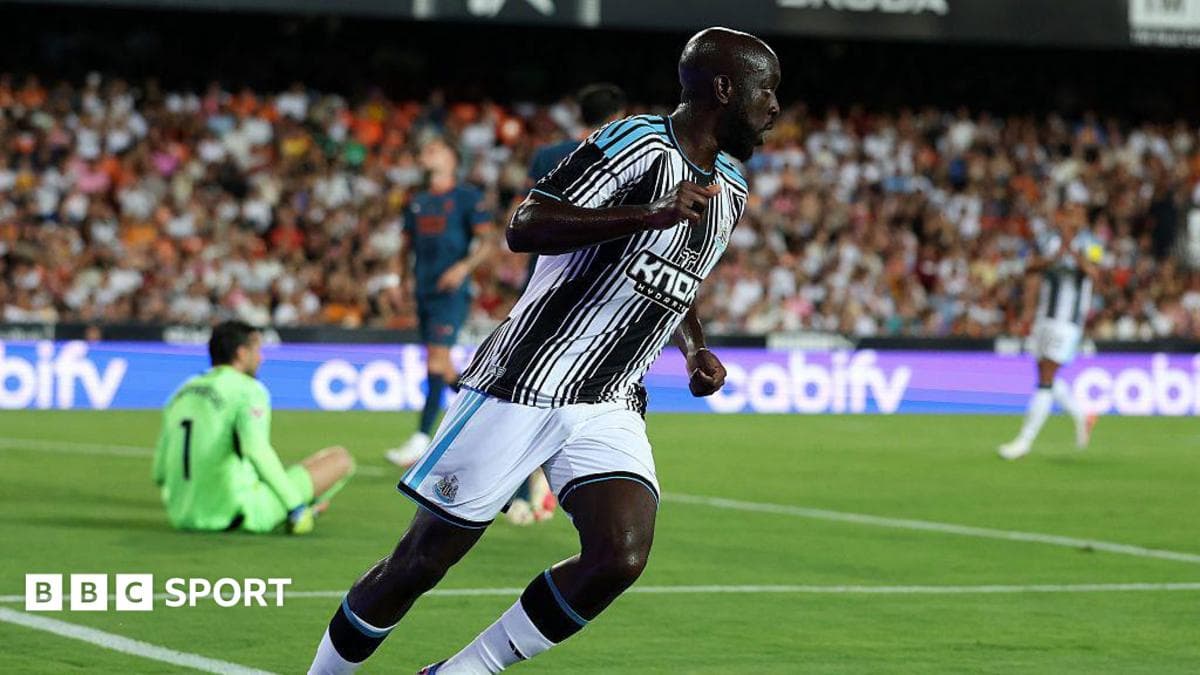 Yoane Wissa Newcastle United jamoasi bilan Valencia ustidan g'alaba qozondi