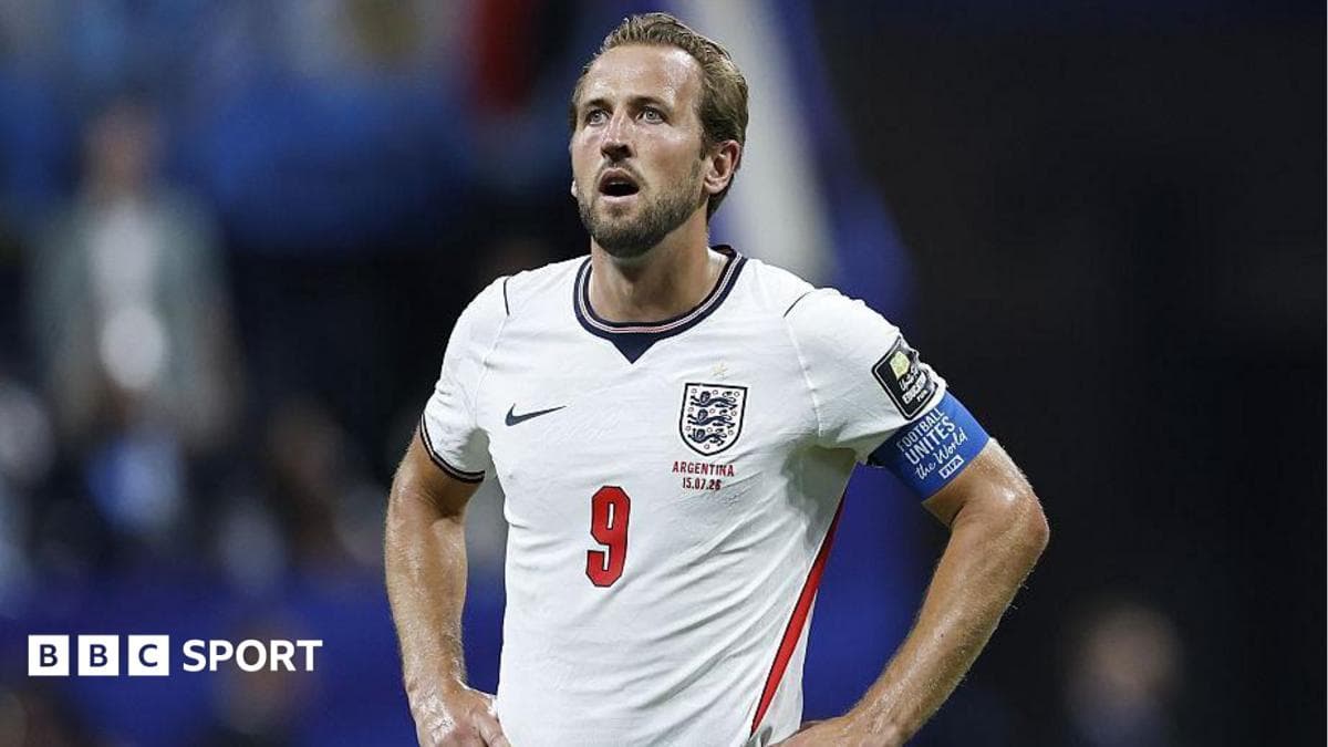 Does the England national team face playing with a mute ball after Harry Kane?