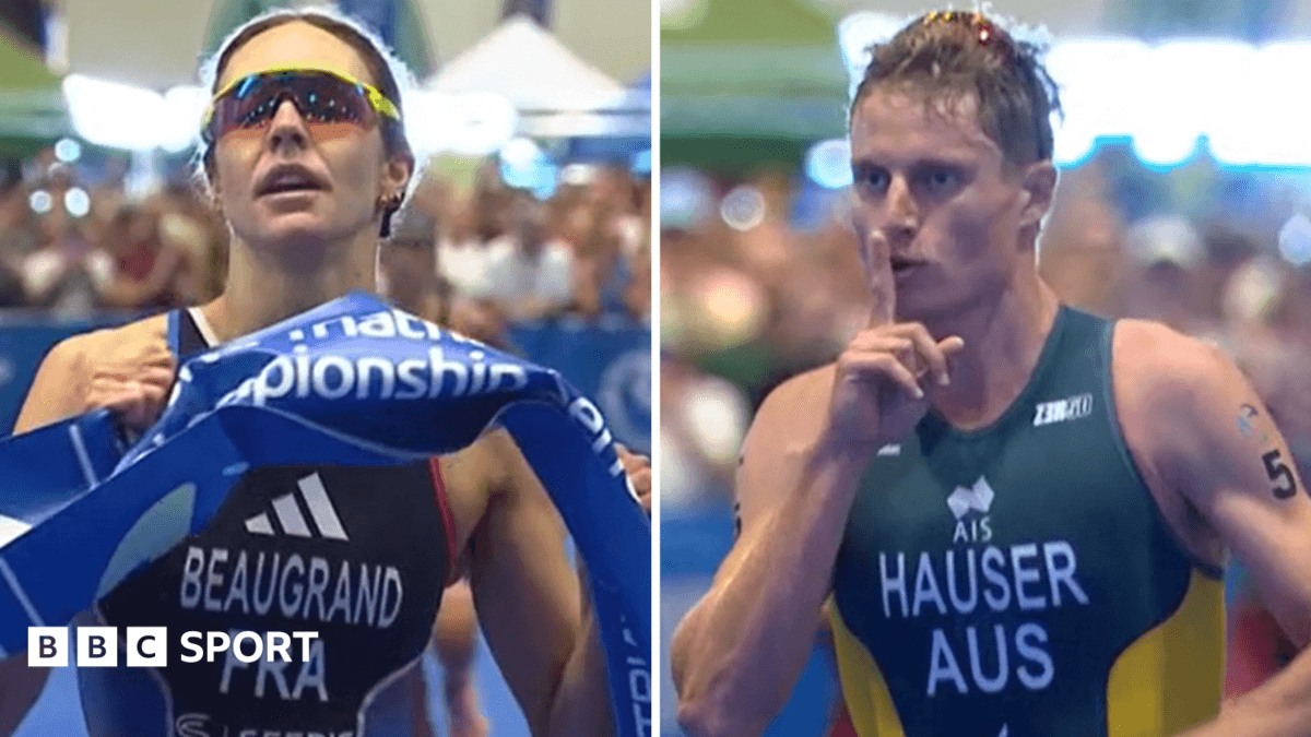 Beaugrand va Hauser Londonda triatlon musobaqasida g'olib bo'lishdi