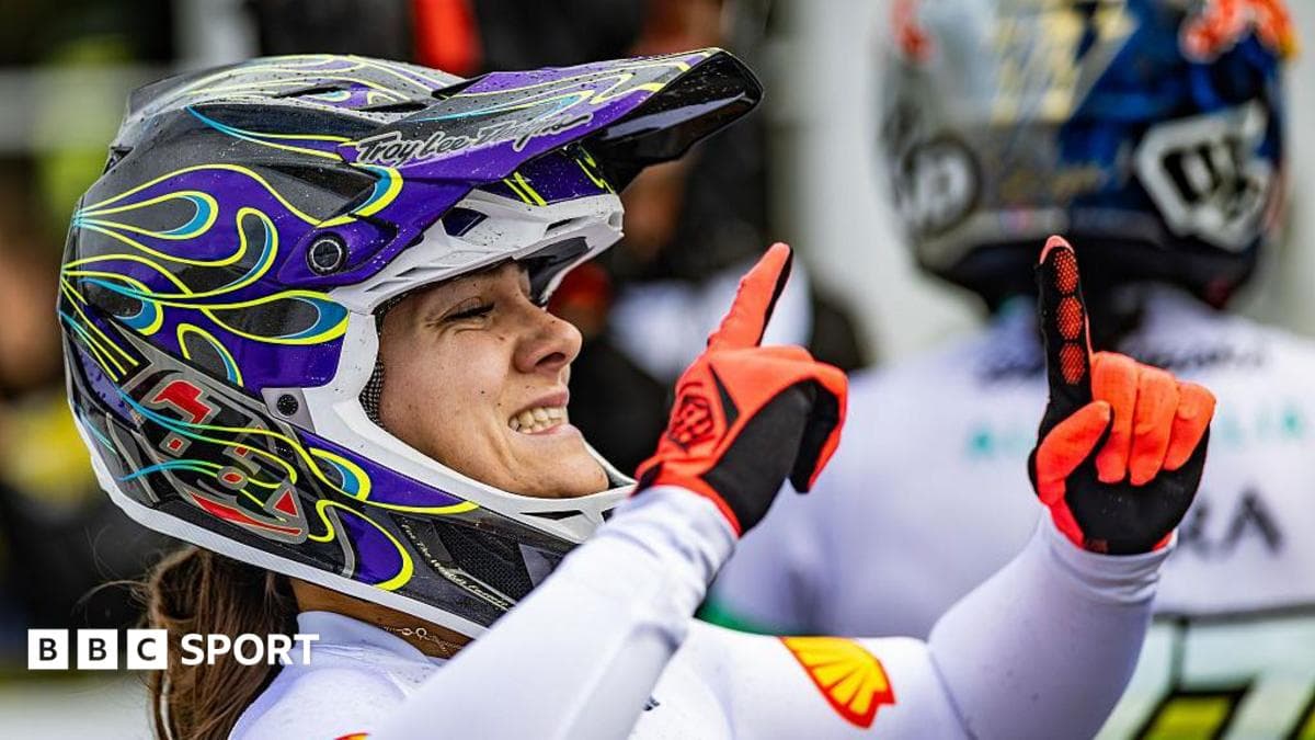 Beth Shriever BMX bo'yicha tarixiy to'rtinchi jahon chempionatida g'alaba qozondi
