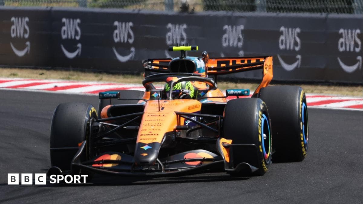 Lando Norris 2023 yilidagi birinchi g'alabasini Ungariyada qo'lga kiritdi
