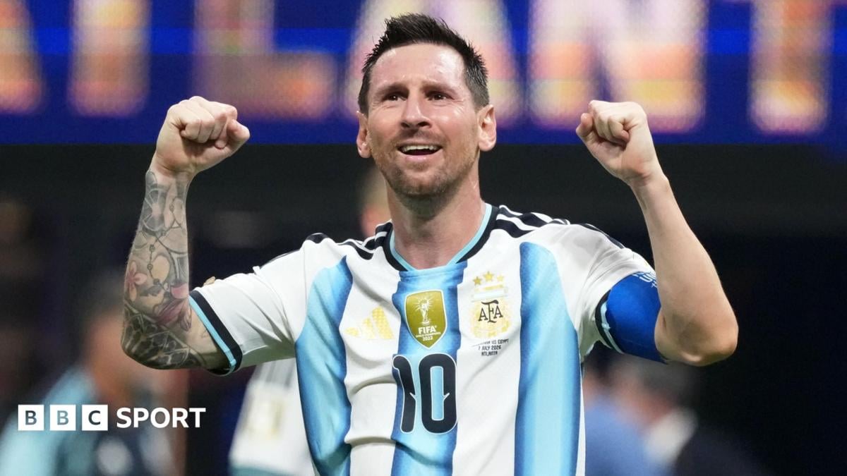 Messi Angliyaga qarshi o'zining birinchi o'yiniga tayyorlanmoqda