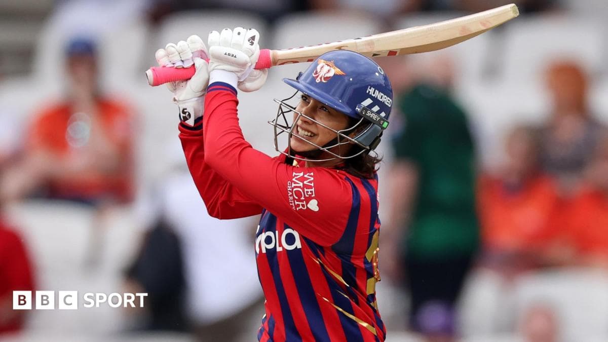 Smriti Mandhananing g'alabali o'yini Super Giantsni yutqazdi