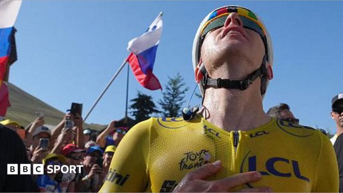 Pogacar Alpe d'Huezdagi g'alabasi bilan beshinchi Tour de France ni qo'lga kiritishga yaqin