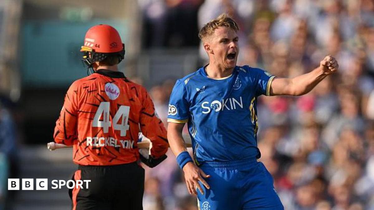 Sam Curran MI London jamoasini g'alabaga olib bordi