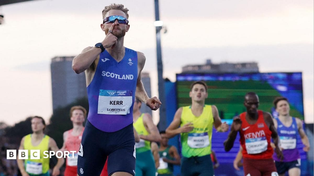 Emotional Kerr Captured the Moment Awaiting Glasgow 2026