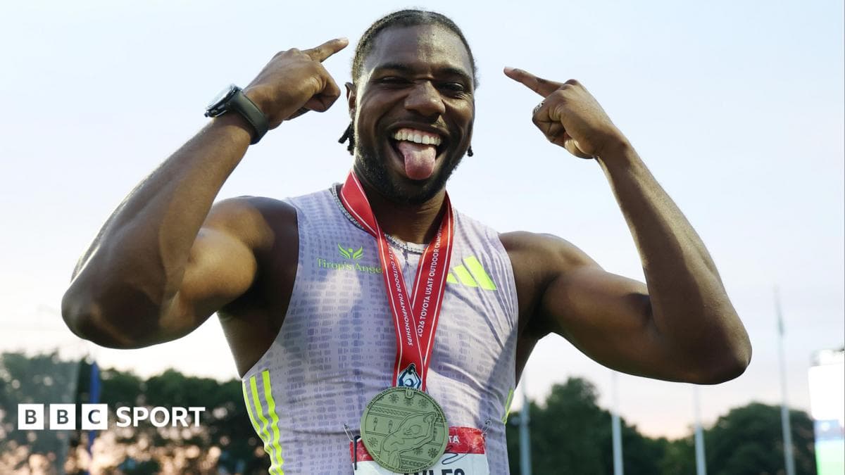Noah Lyles 100m masofani 9.79 soniyada yutdi