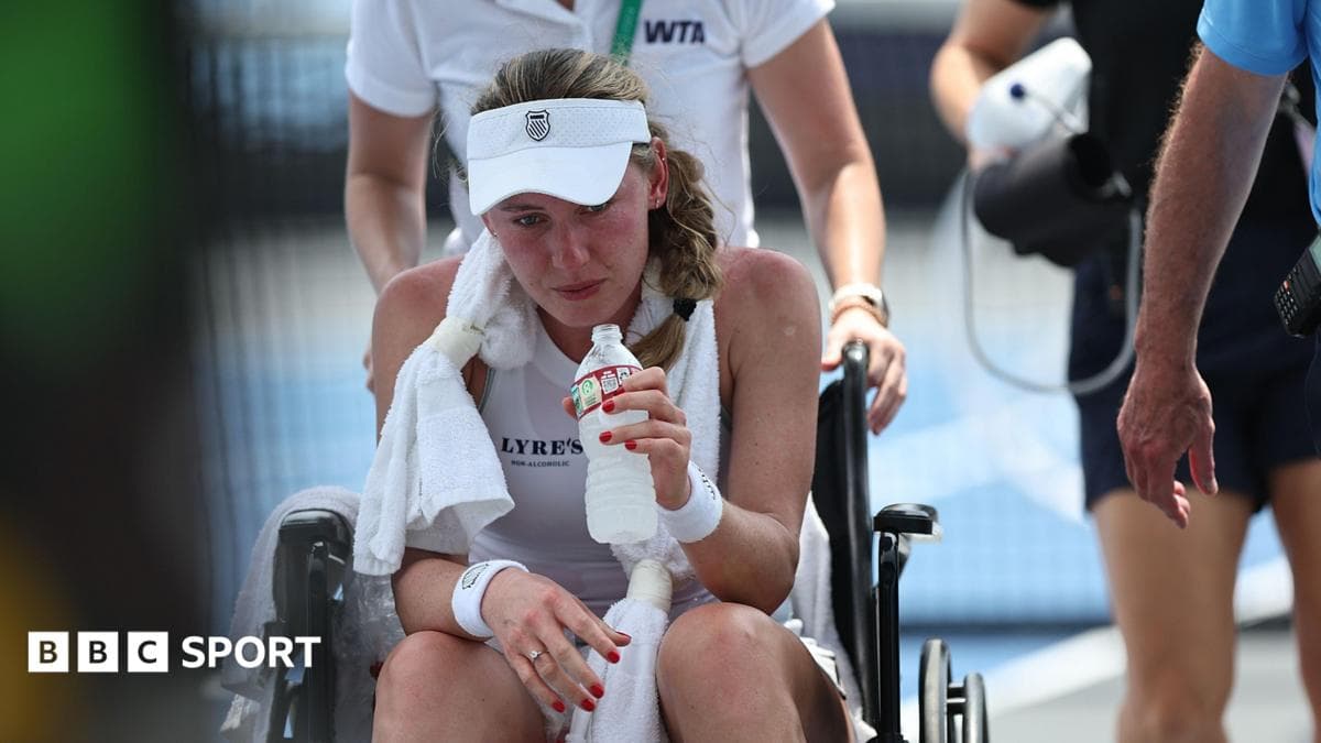 Ekaterina Alexandrova o'yin maydonida hushidan ketdi