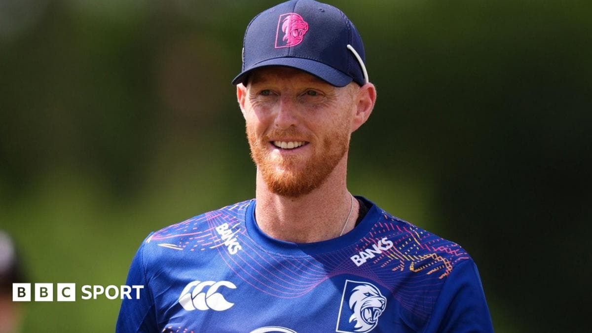 Stokes raqobatli krikettiyga qaytib, Durhami Derbyshire ustidan g'alaba qozondi