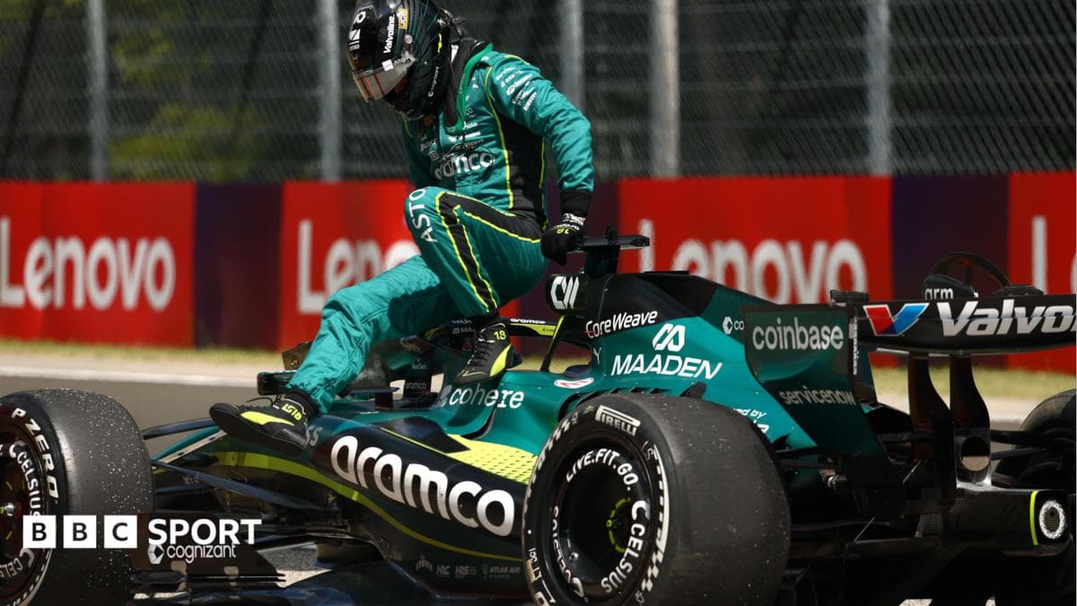 Lance Stroll yangi Aston Martin bilan muammoga duch keldi