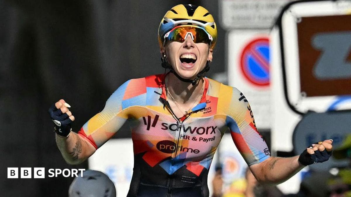 Lorena Wiebes Tour de France Femmes musobaqasining birinchi bosqichida gʻalaba qozondi
