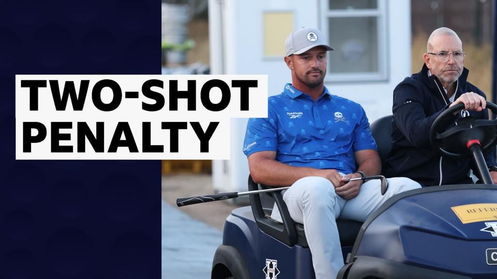 DeChambeau The Open chempionatida ikki zarba jazosiga tortildi