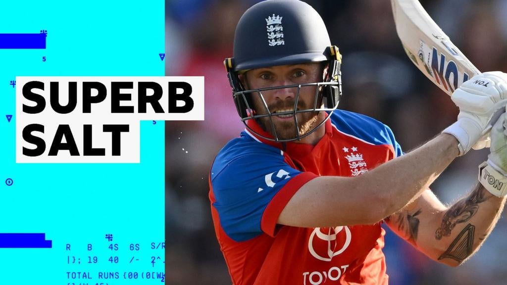 Phil Salt England uchun 70 ball to'pladi