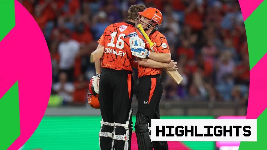 Crawley va Brook Sunrisersni Super Giants ustidan g‘alabaga yetaklashdi