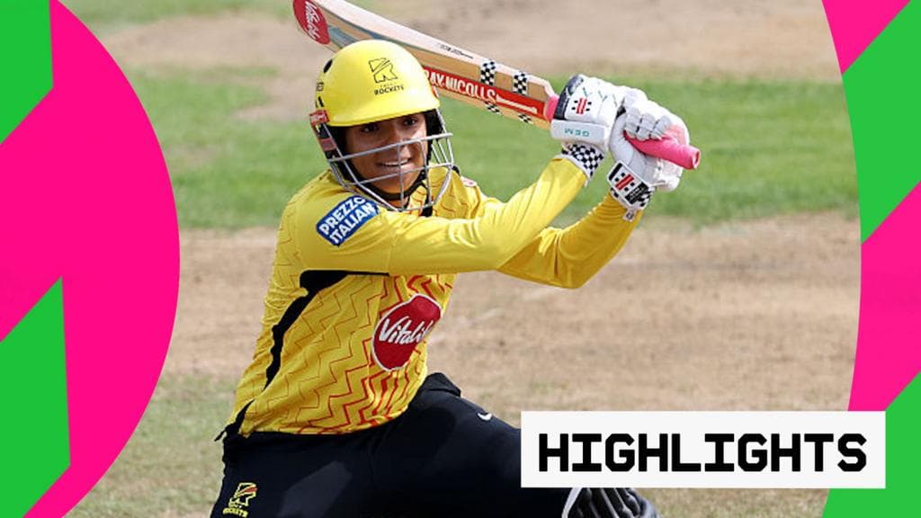 Trent Rockets, Sunrisers Leeds'ni 5 ball bilan mag'lub etdi