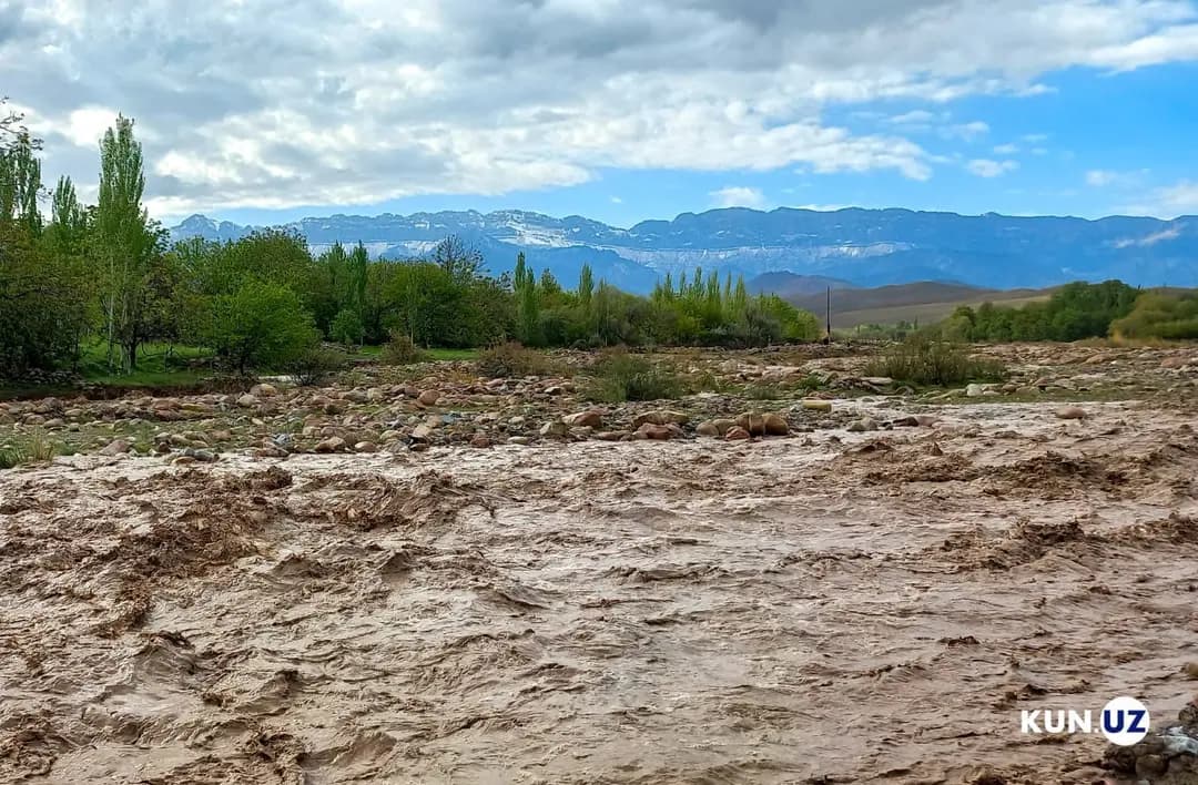 O‘zgidromet tomonidan ogohlantirish: ayrim hududlarda sel va suv toshqini xavfi mavjud
