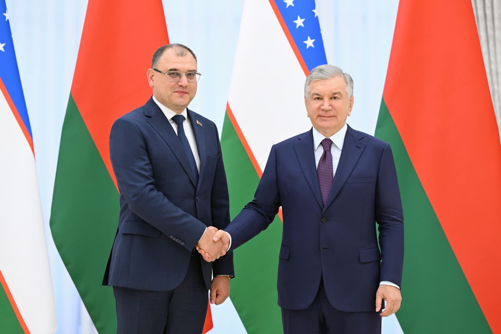 Shavkat Mirziyoyev Belarus delegatsiyasini qabul qildi