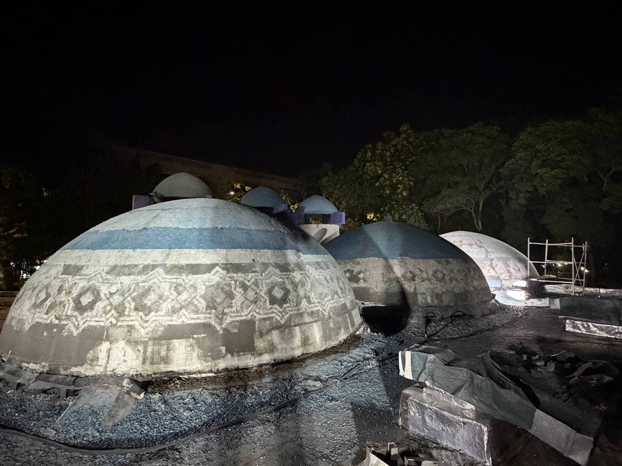 «Moviy gumbazlar» kafesida ruxsatsiz ta’mirlash ishlari aniqlandi.