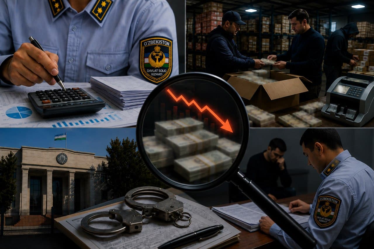 Criminal Case Initiated Against Tax Evaders and Tax Officials in Tashkent Region