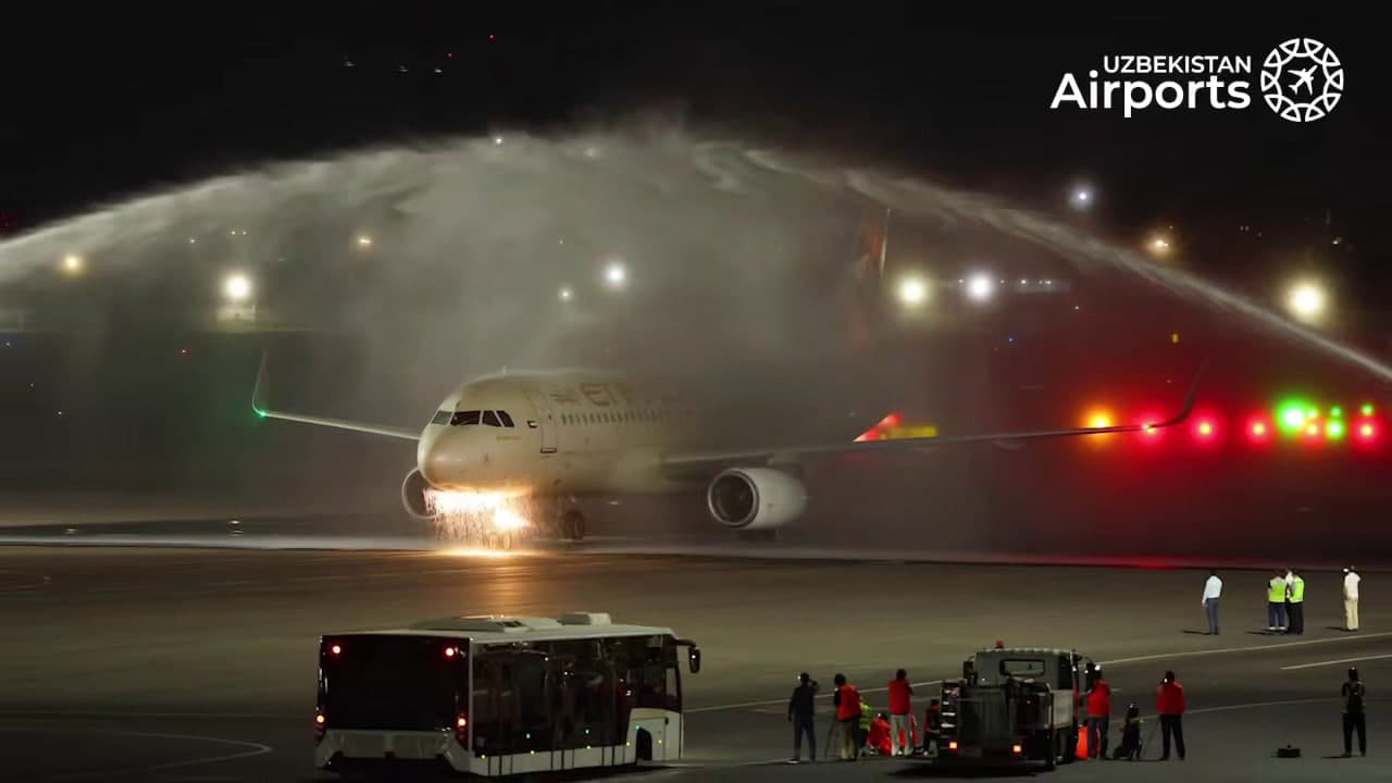 Etihad Airways enters the Uzbekistan market with its first flight to Tashkent