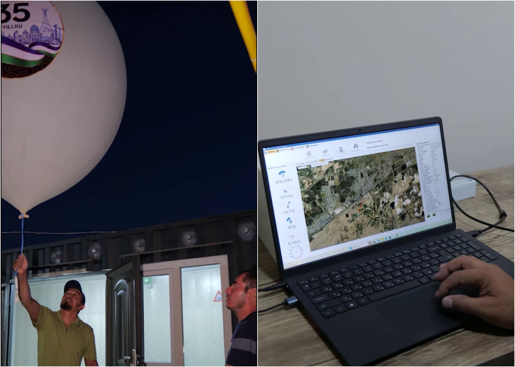 O‘zbekistonda ilk bor aerologik shar sinov tariqasida uchirildi