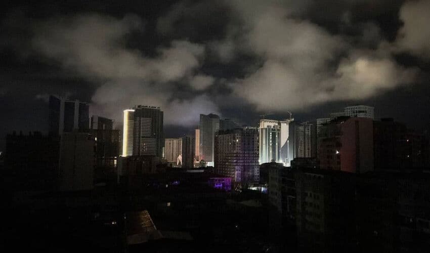 A large-scale power outage occurred in Georgia
