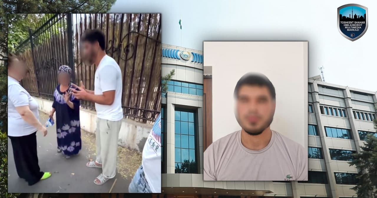 Yashnobodda keksa ayolga uyatsiz harakat qilgan shaxs ushlangan