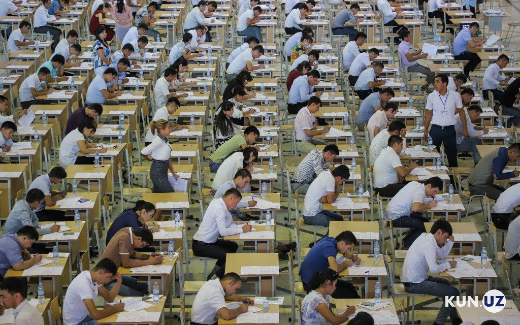 O‘zbekistonda qabul test sinovlari boshlanganini e'lon qildi